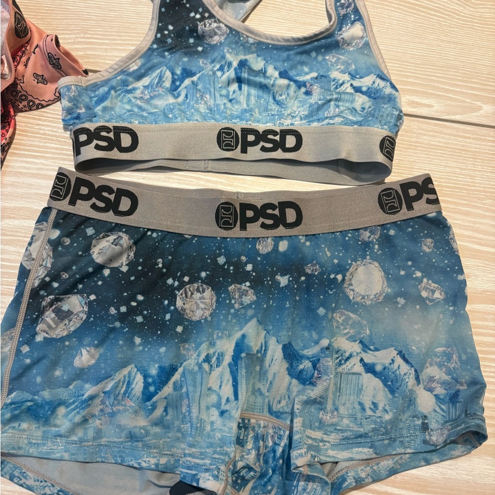 PSD Blue and Gray Sportswear Set